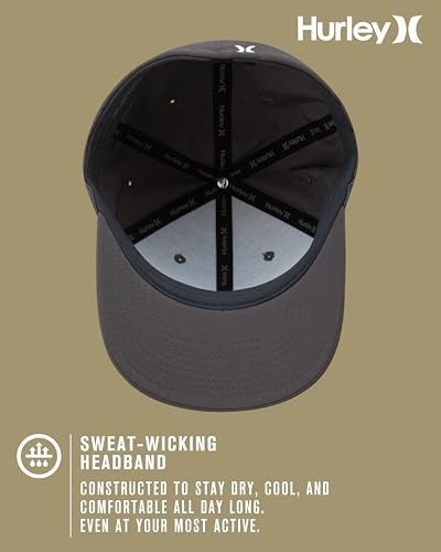 Men's Trucker Hat - H2O-Dri Stretch Curved Bill Small-Medium Anthracite