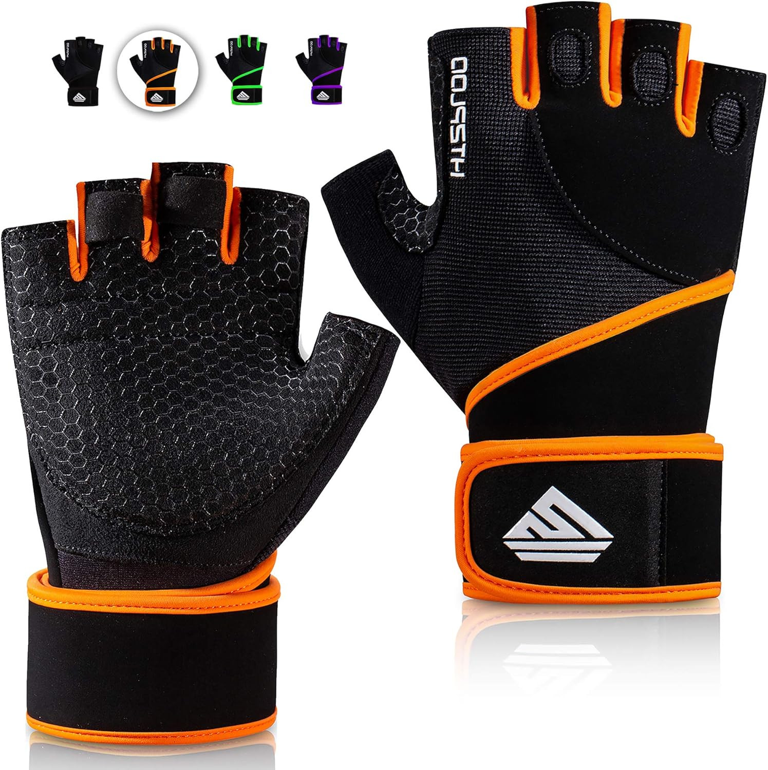 Workout Gloves Gym Gloves Weight Lifting Gloves for Men Women with Full Palm Pad