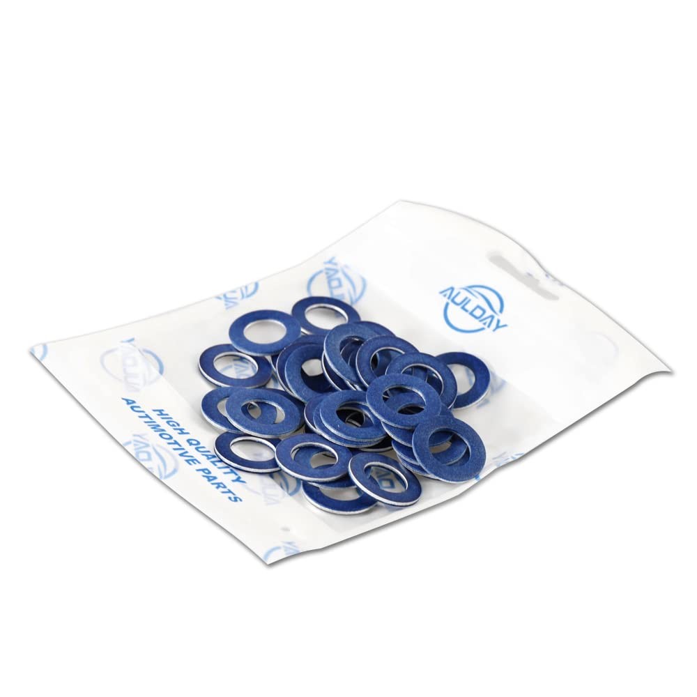 100PCS Oil Drain Plug Gaskets Replacement for Toyota Lexus Scion 100 PCS SET