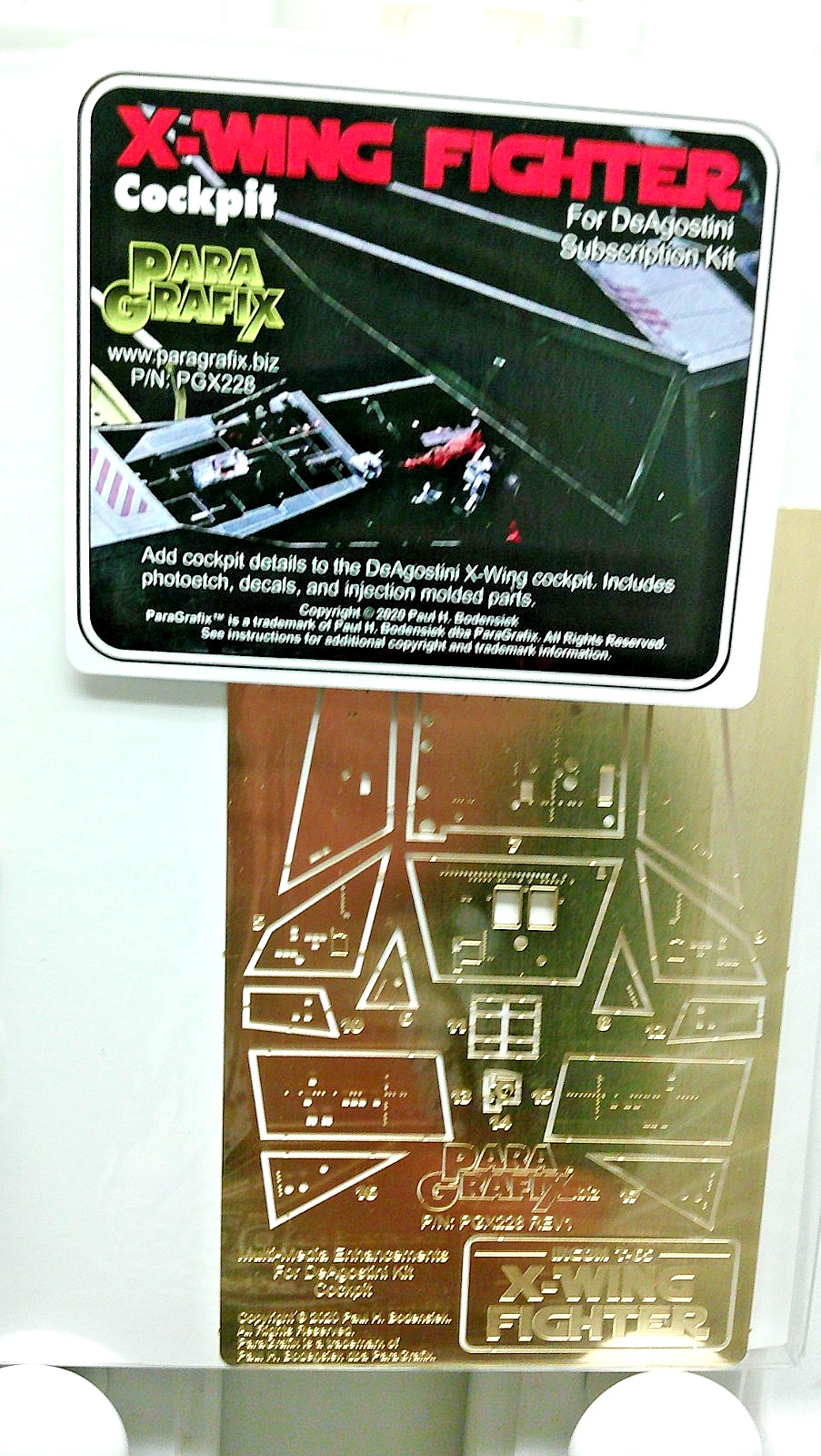 PARAGRAFIX 1/48 Star Wars: X-Wing Fighter Photo-Etch Set for BAN & FNM & PGX201