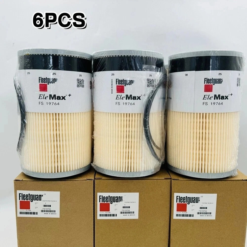 6pcs FS19764 Fleetguard Fuel Water Separator Cummins Free Shipping