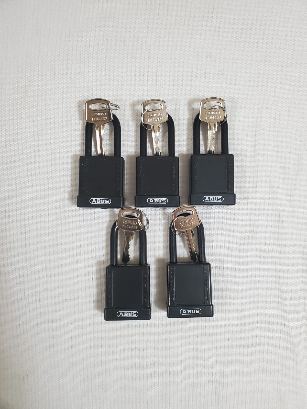 ABUS 74M/40 Lockout Padlock With Keys Keyed Alike (5 PACK)