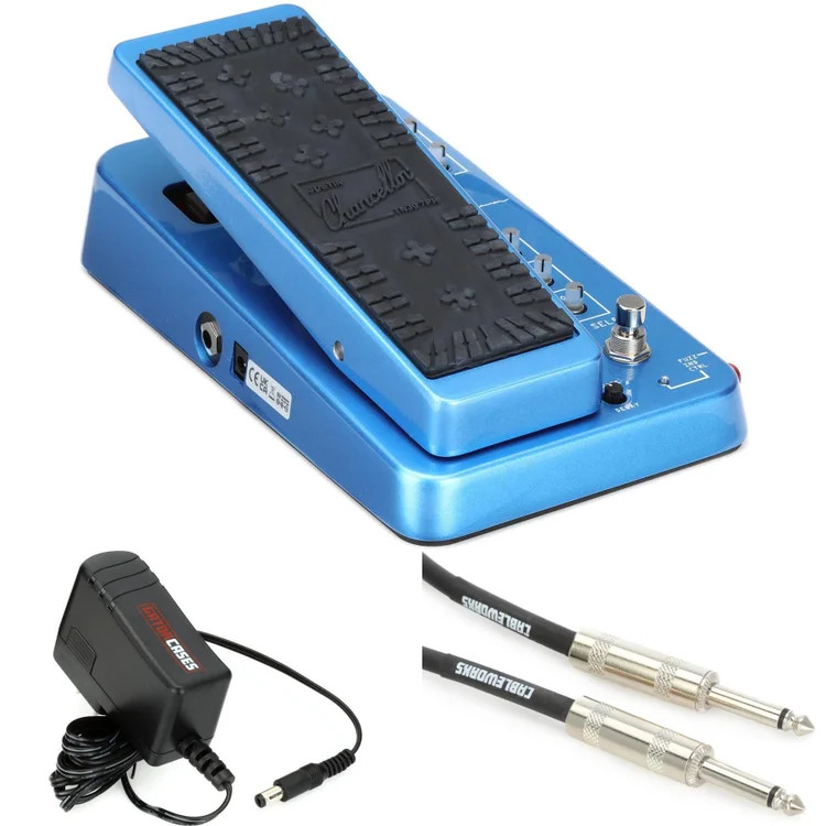 Dunlop JCT95 Justin Chancellor Cry Baby Wah Pedal with Power Supply and Cable
