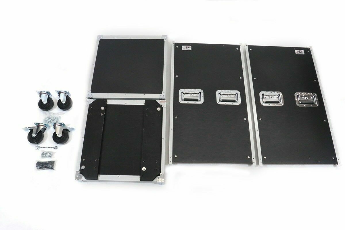OSP 16 Space Studio Rack Case w/Wheels Fit Amp or Effects Rack Gear Units