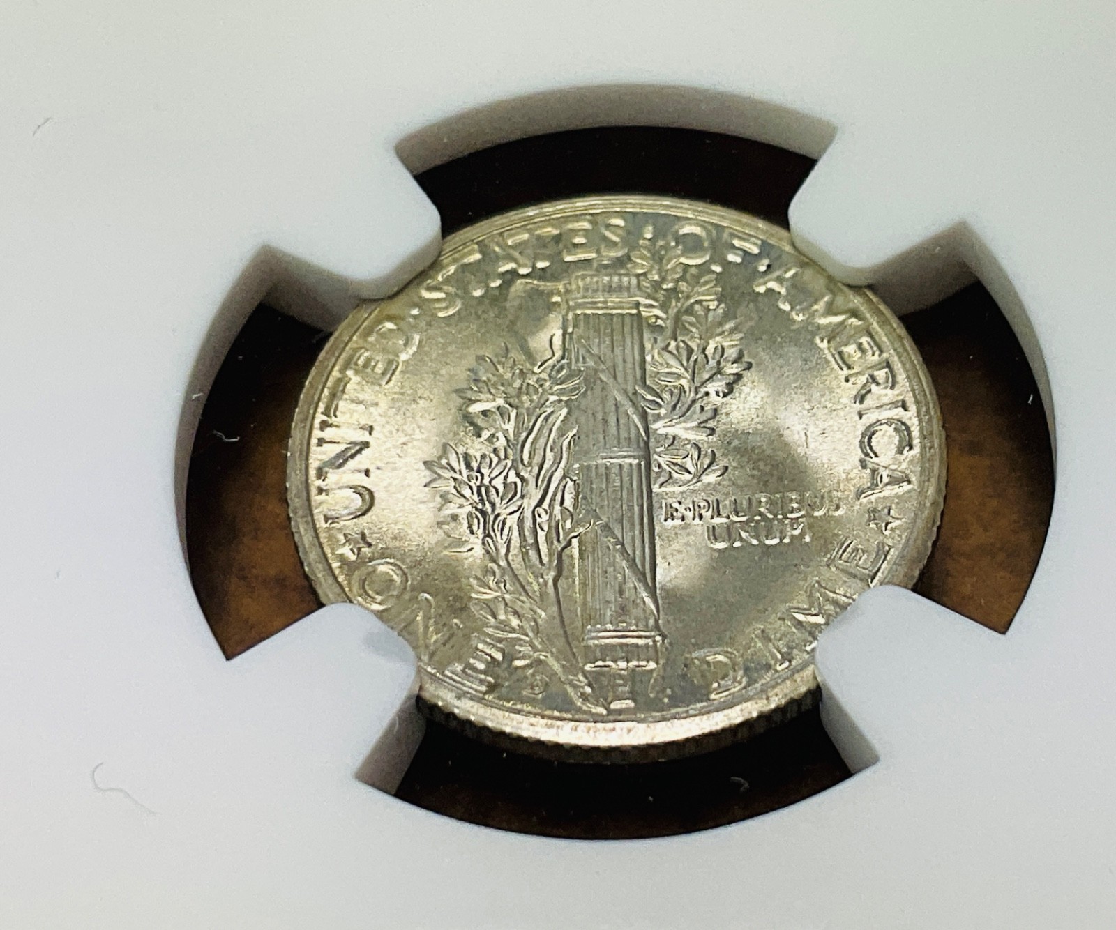 1945-D Mercury Dime NGC MS67.