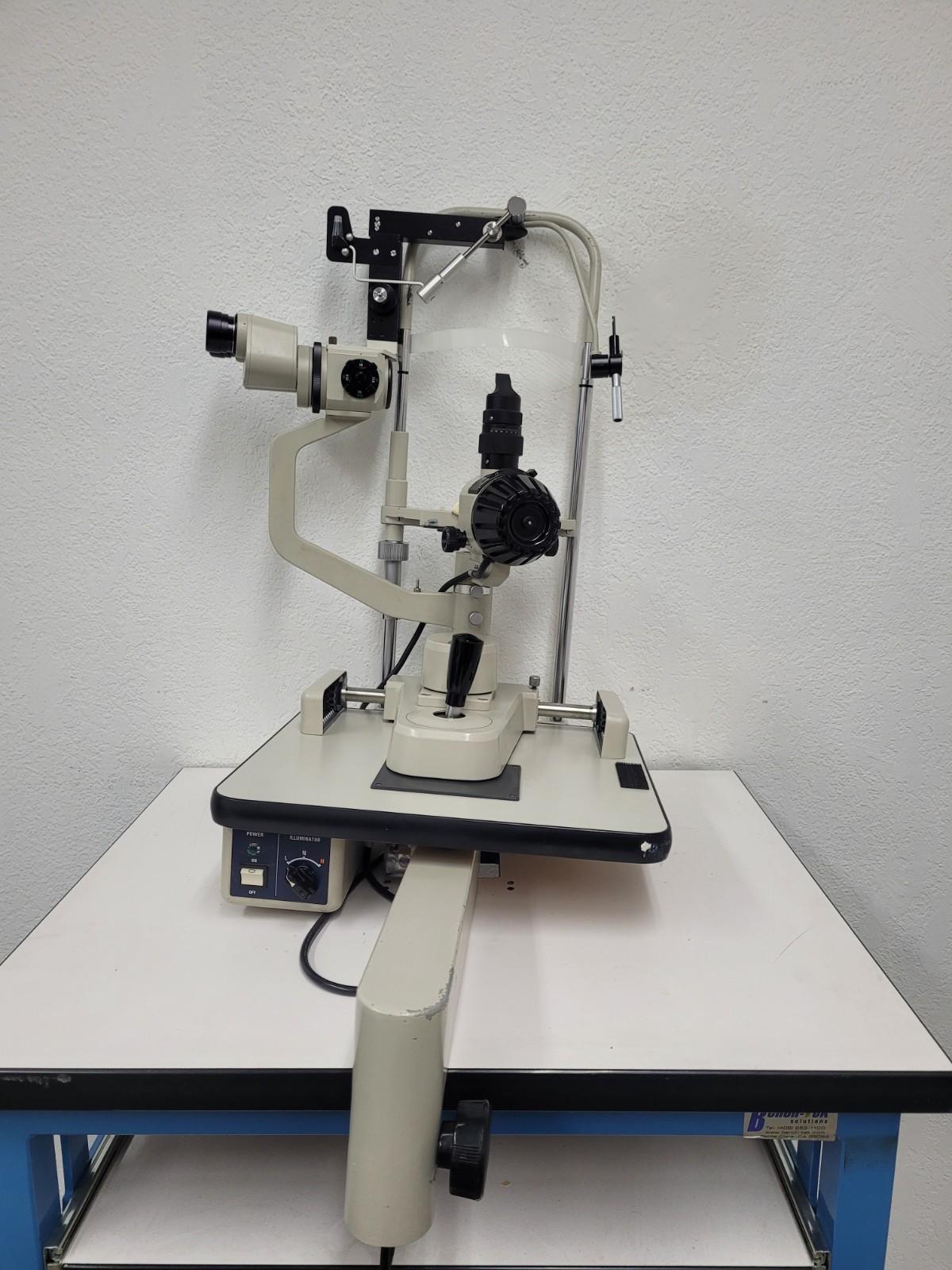 Haag-Streit Bern 870 W/Topcon SL-2E Slit Lamp & PS-20A Power Supply