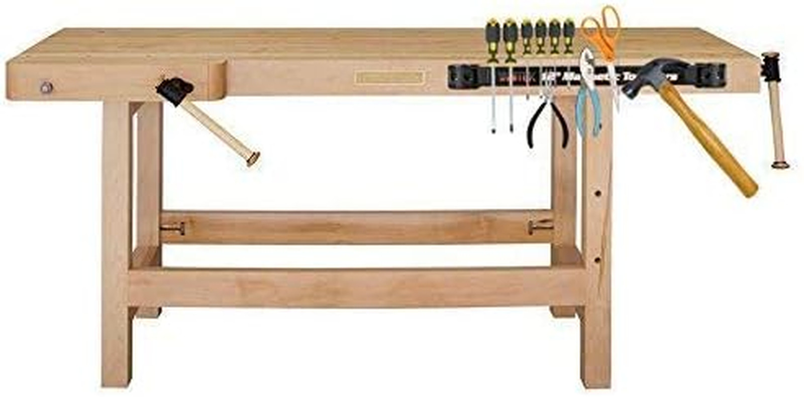 2-Pack 12" Magnetic Tool Holder Strip for Organizing Tools