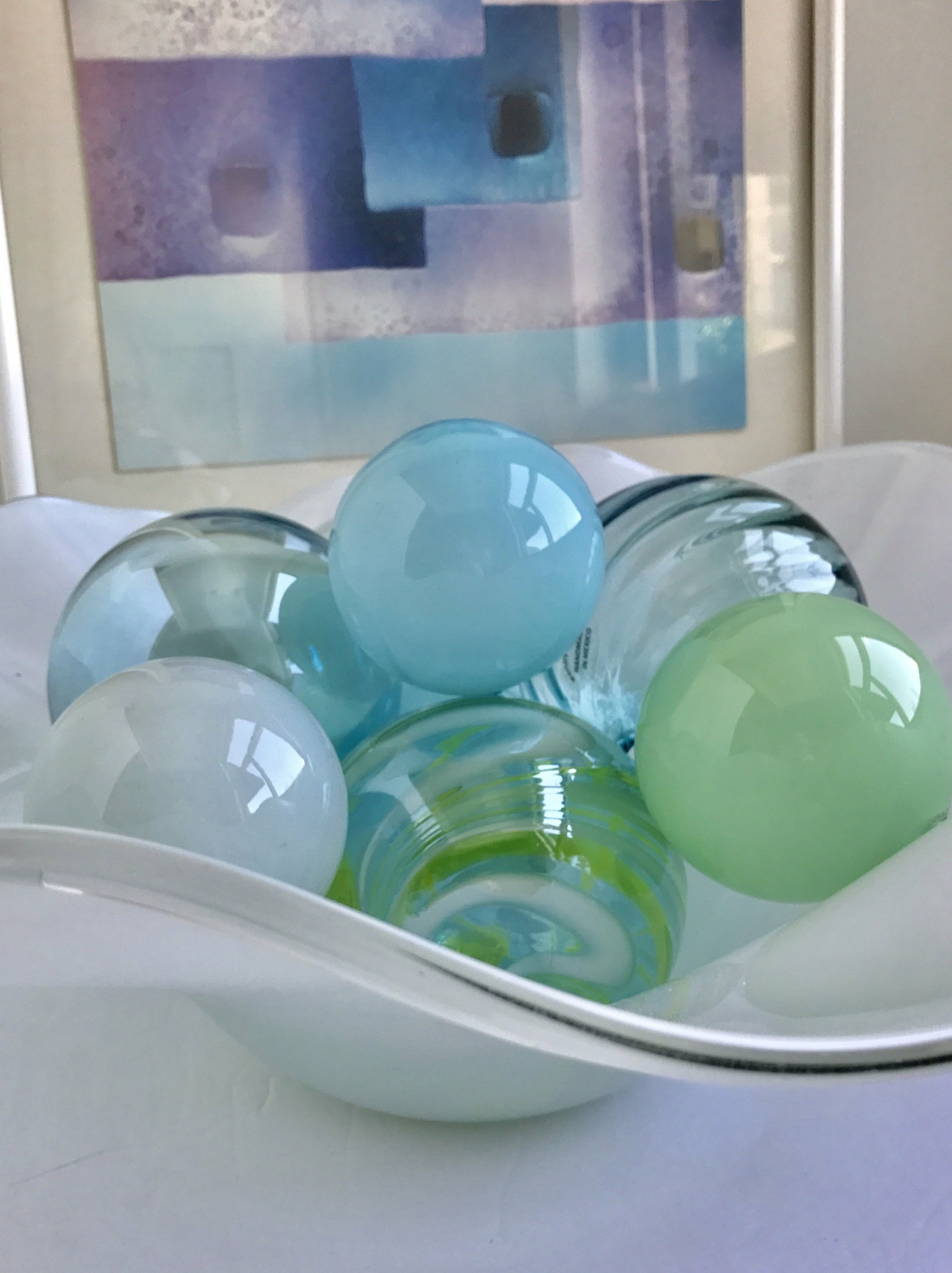 Sphere set of 3 - Cheerful & Sky