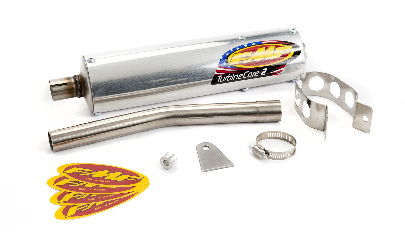 FMF Racing 020303 Universal TurbineCore 2 SA Silencer 1 1/4" 200-500cc