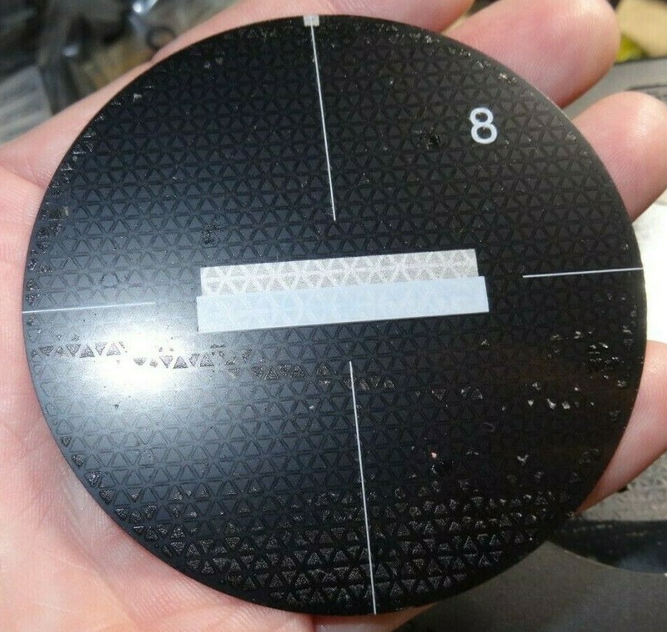 Nintendo GameCube *DOL-101 OEM Black THIN STICKER Top Logo*-Scratches-MARKS-READ