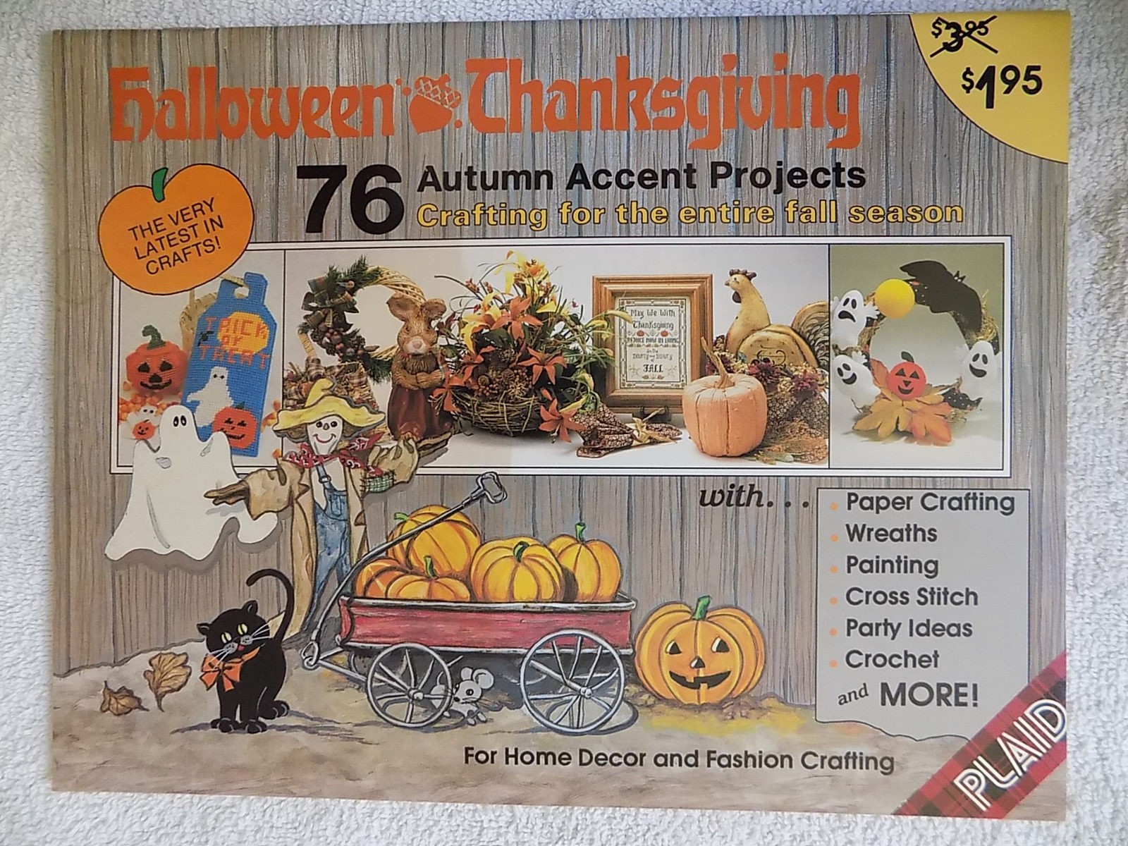 Halloween Thanksgiving Accent Projects Crafts Pamphlet Booklet By Plaid