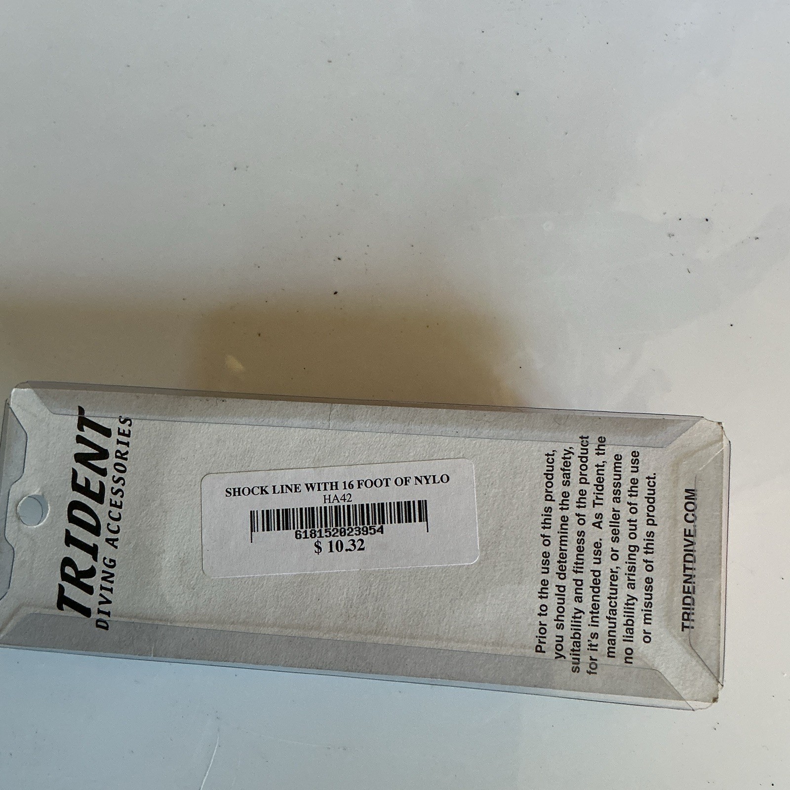 Trident Diving Accessories Shock Line w/ 16 ft Nylon, Model HA42