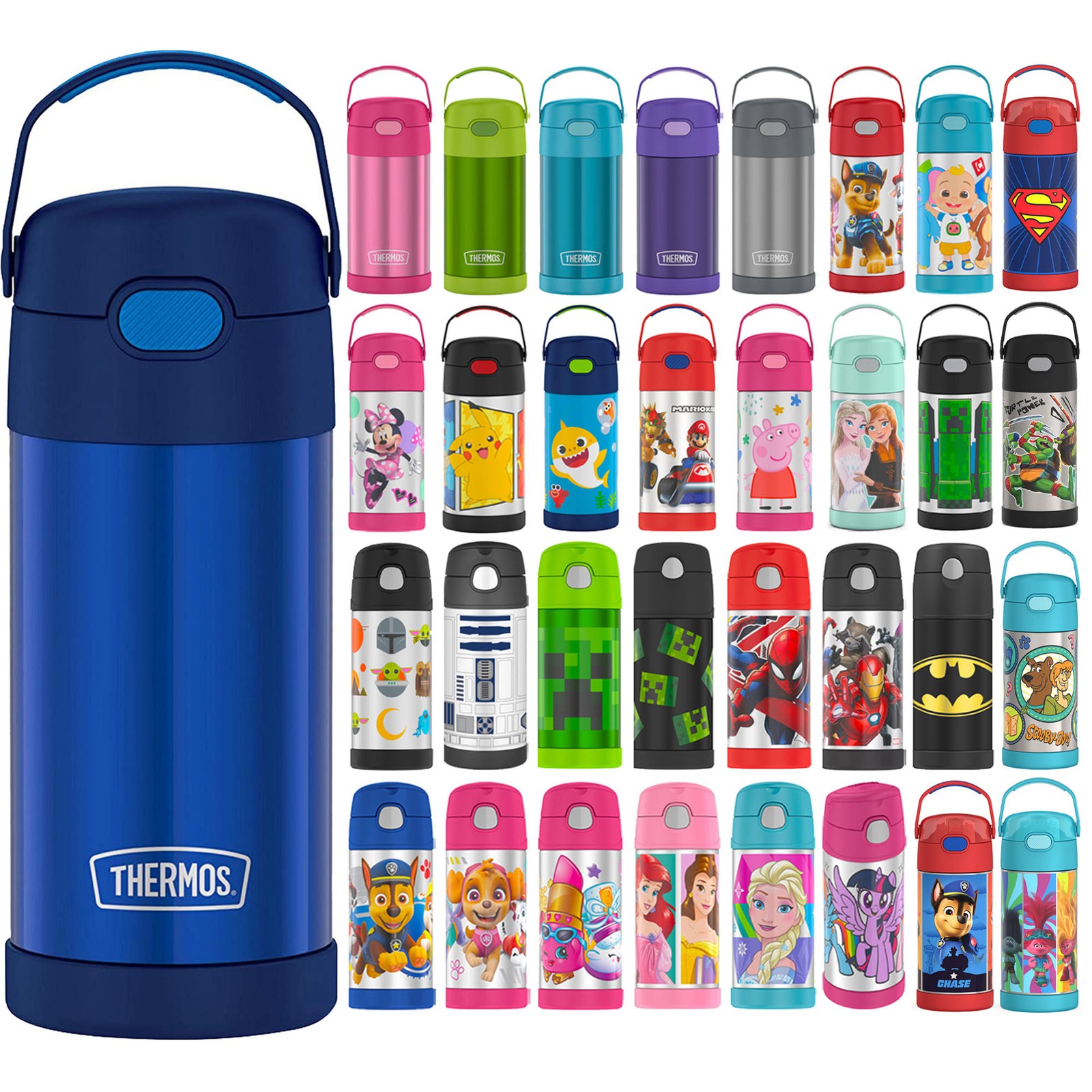 Thermos 12 oz. Kid's Funtainer Vacuum Insulated Stainless Steel Water Bottle