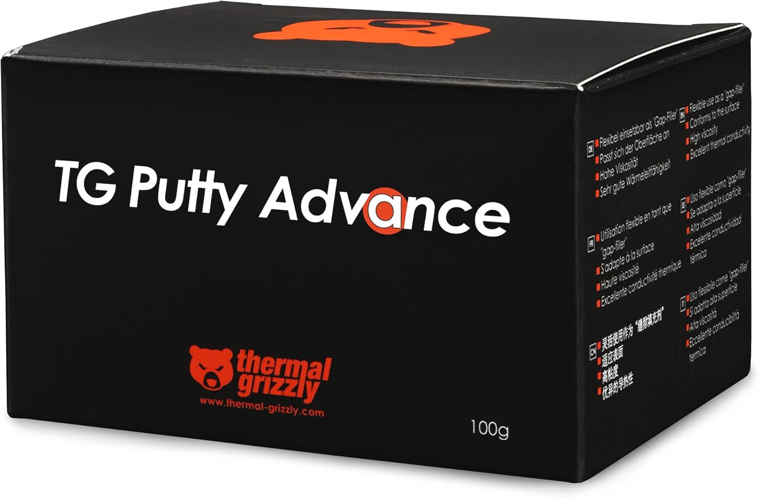 TG Putty Advance - 100 Gram - Electrically Non-Conductive Thermal Putty for GPU