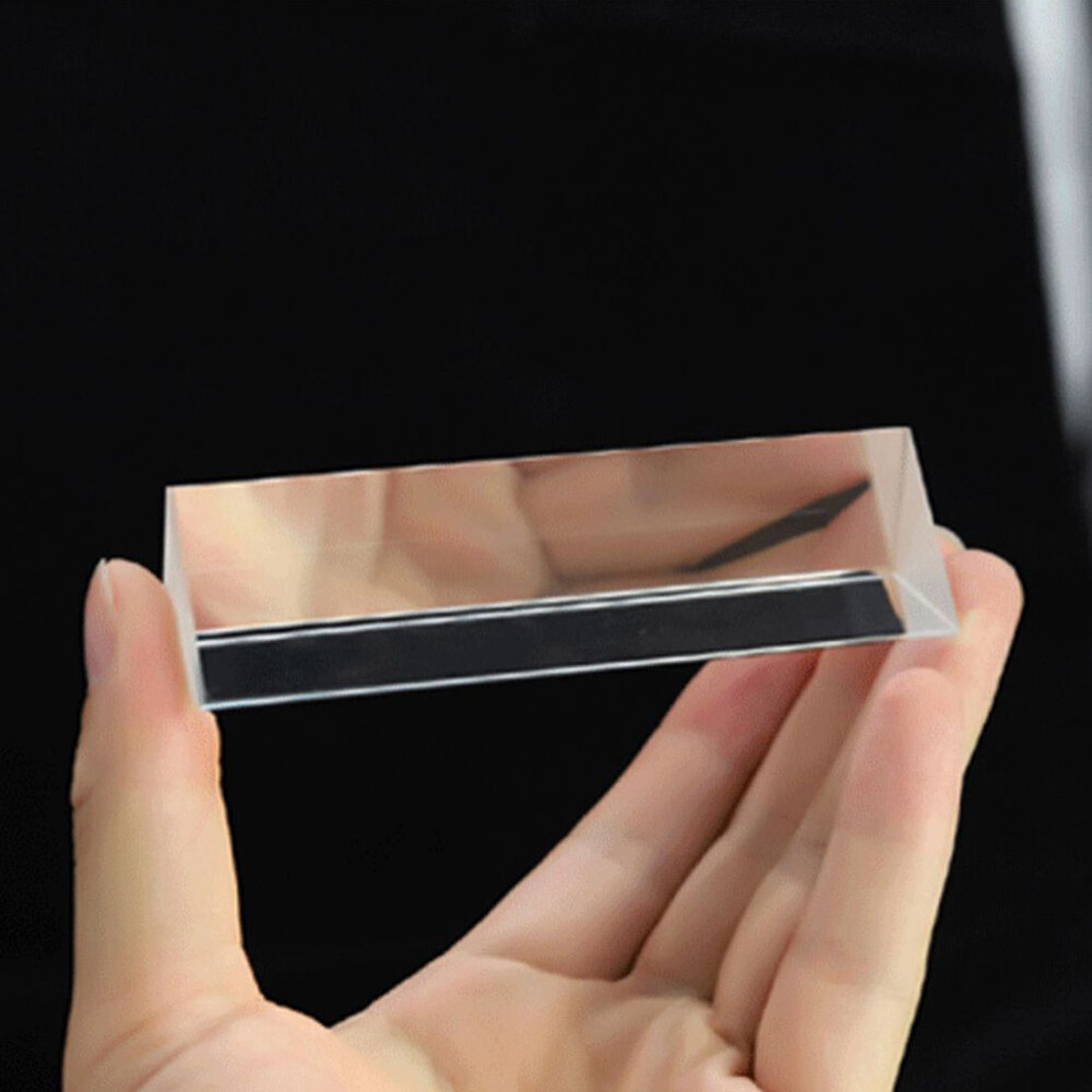 30mm Optical Glass Triangular Prism Triple Prism for Teaching Photography F8B0