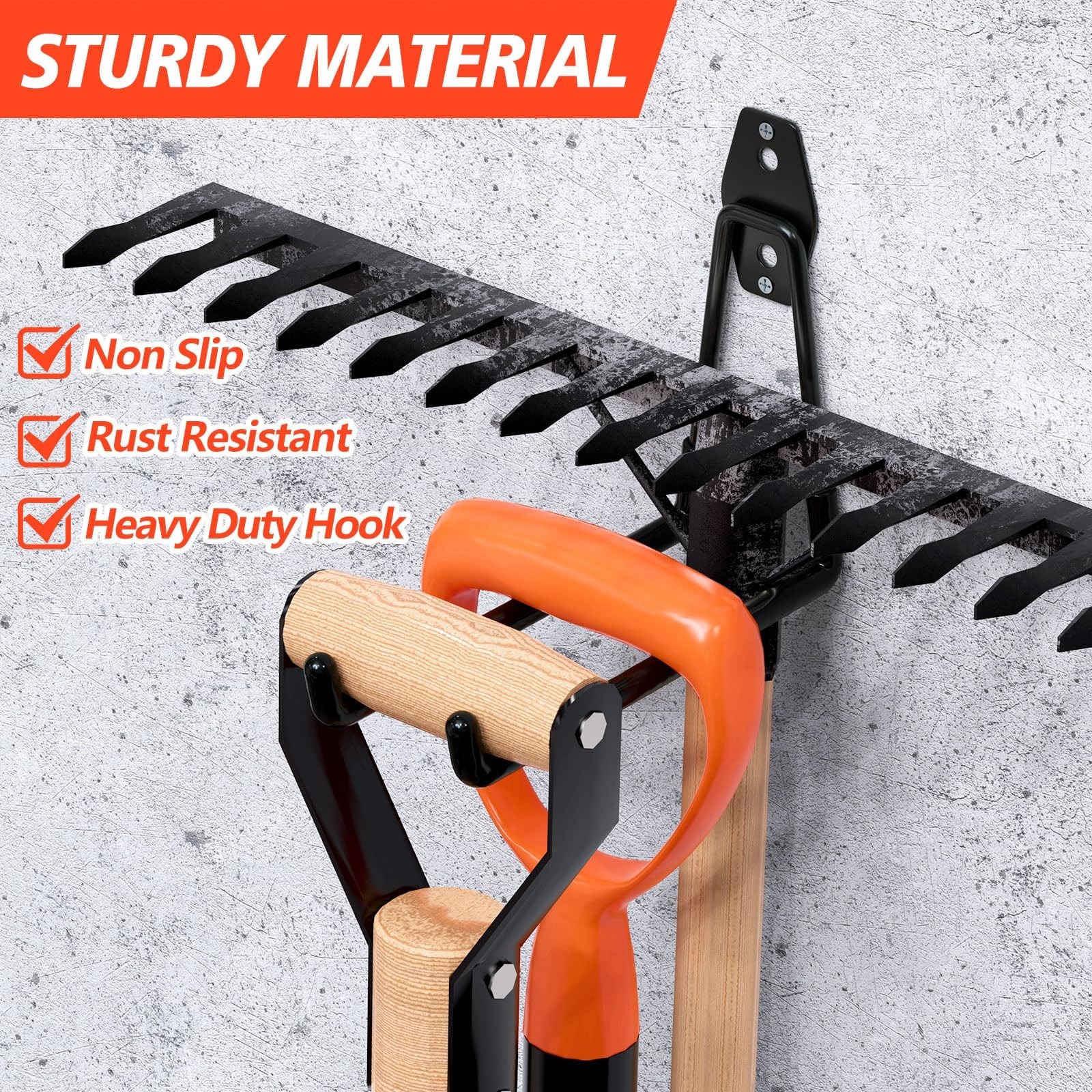 MKRUI 20-Pack Garage Hooks for Storage & Hanging Items, Save Space | Hangs Bi...