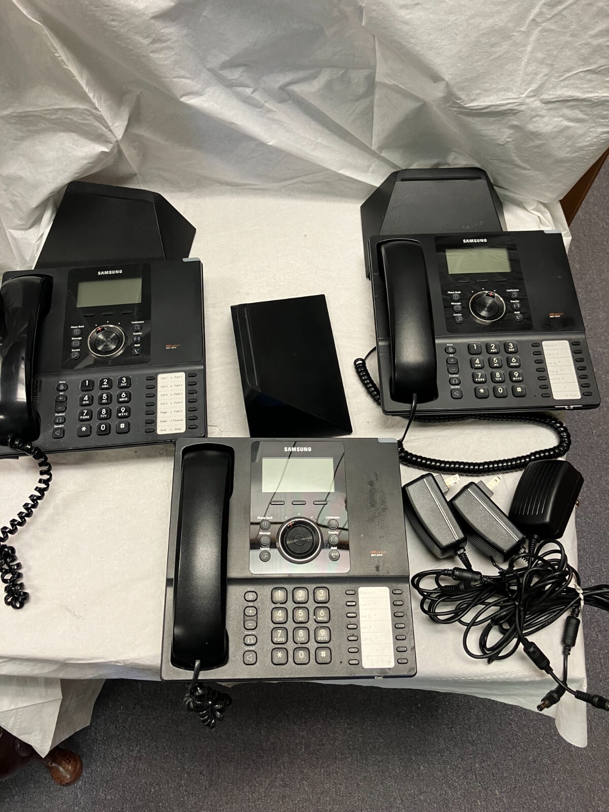 Samsung OfficeServ SMT-i5210 or 5210 Business IP Phone (Lot of 3) w/pwr