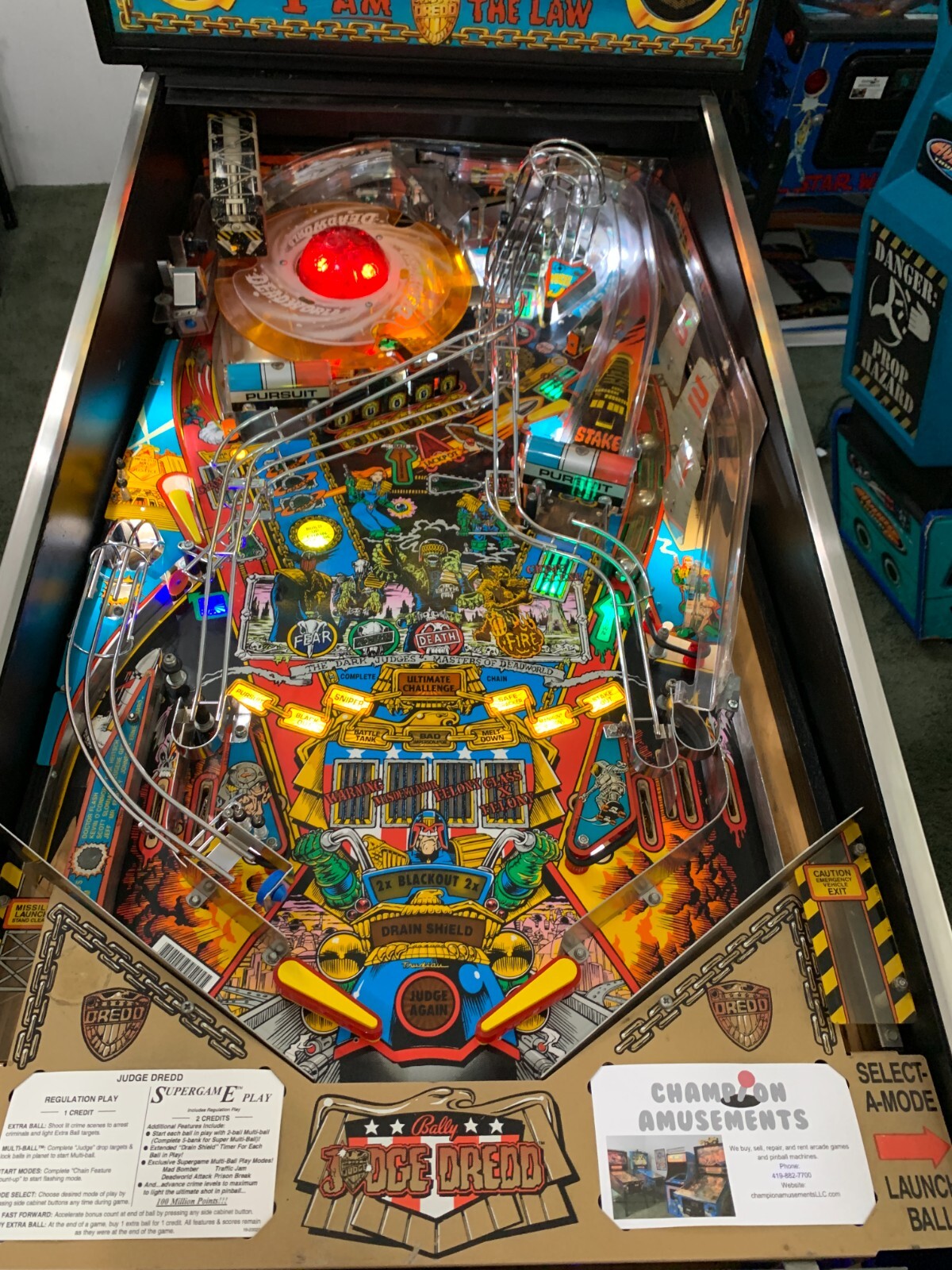 Judge Dredd Pinball - Beautifully Restored