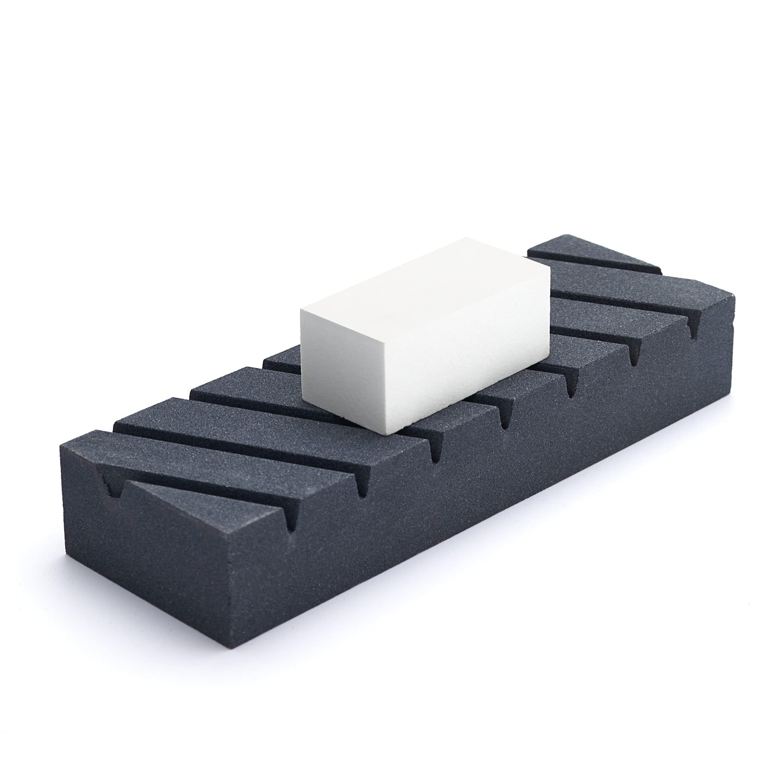Flattening Stone Set Grit 180/320 Whetstone Flattener Repair Tool w/ Grooves