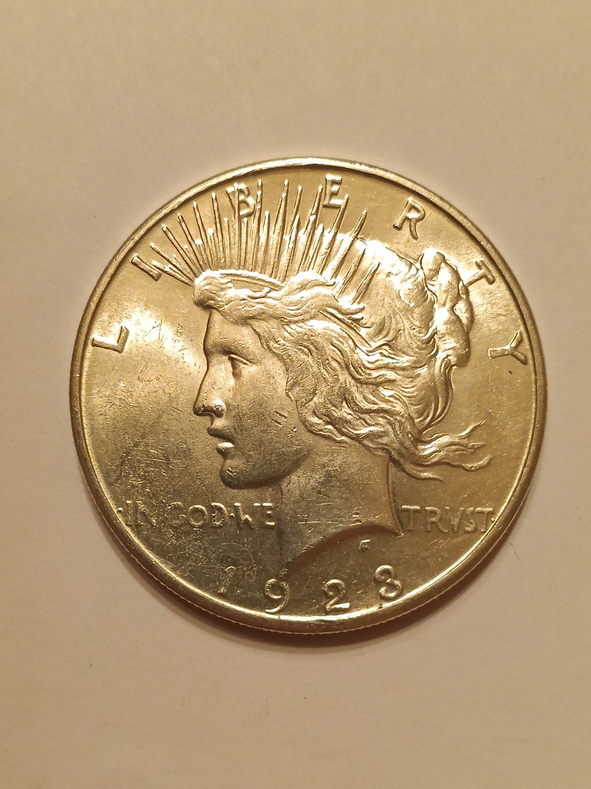 1923-S VAM 1C Silver Peace Dollar CH/Gem BU - Uncertified