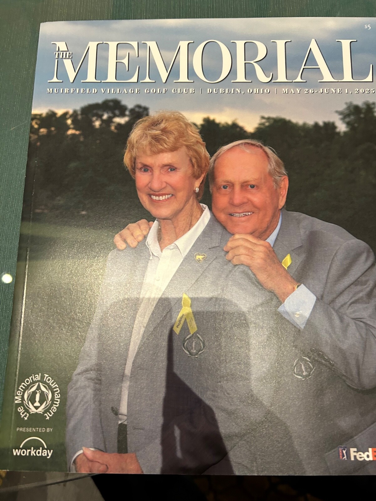 The Memorial Golf Tournament Program Magazine 2025 Muirfield, Dublin, Ohio
