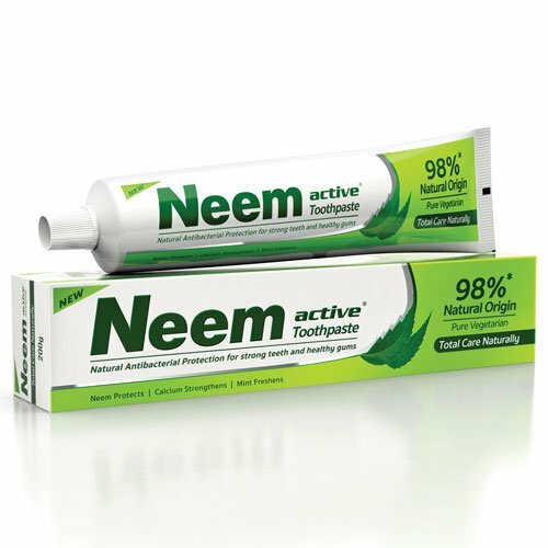 Neem Active 98%Natural Origin Total Care Toothpaste 100 gm + 25 Gm - 6 Tubes