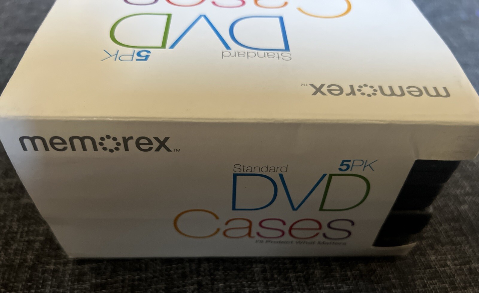 Memorex 5 Pack DVD Storage Cases 5 Cases