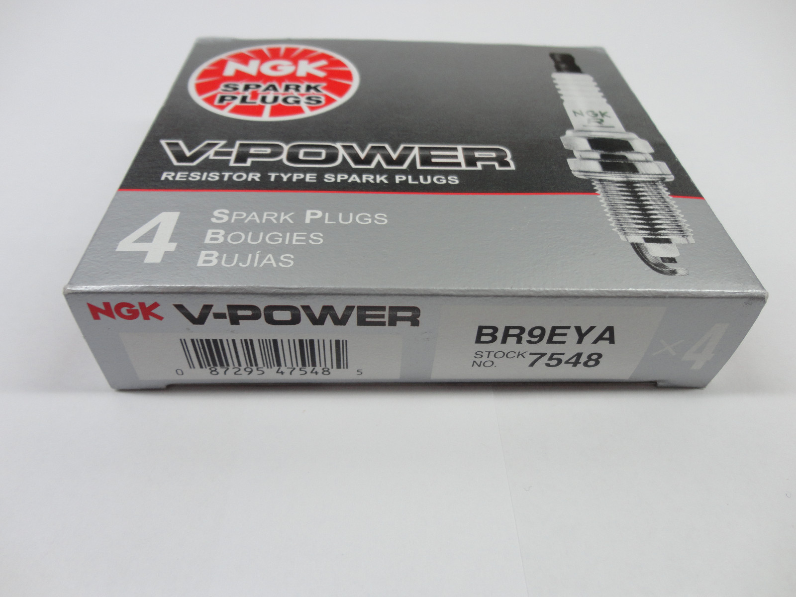 NGK BR9EYA NGK # 7548 SPARK PLUGS BRAND NEW BOX OF 4 DON'T RUN OUT