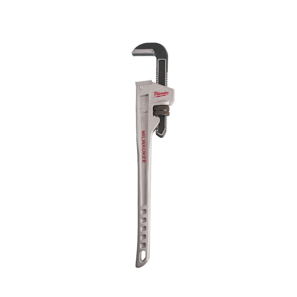 Milwaukee 48-22-7224 24-in. Overbite Jaw Aluminum Pipe Wrench, Dual Coil Springs