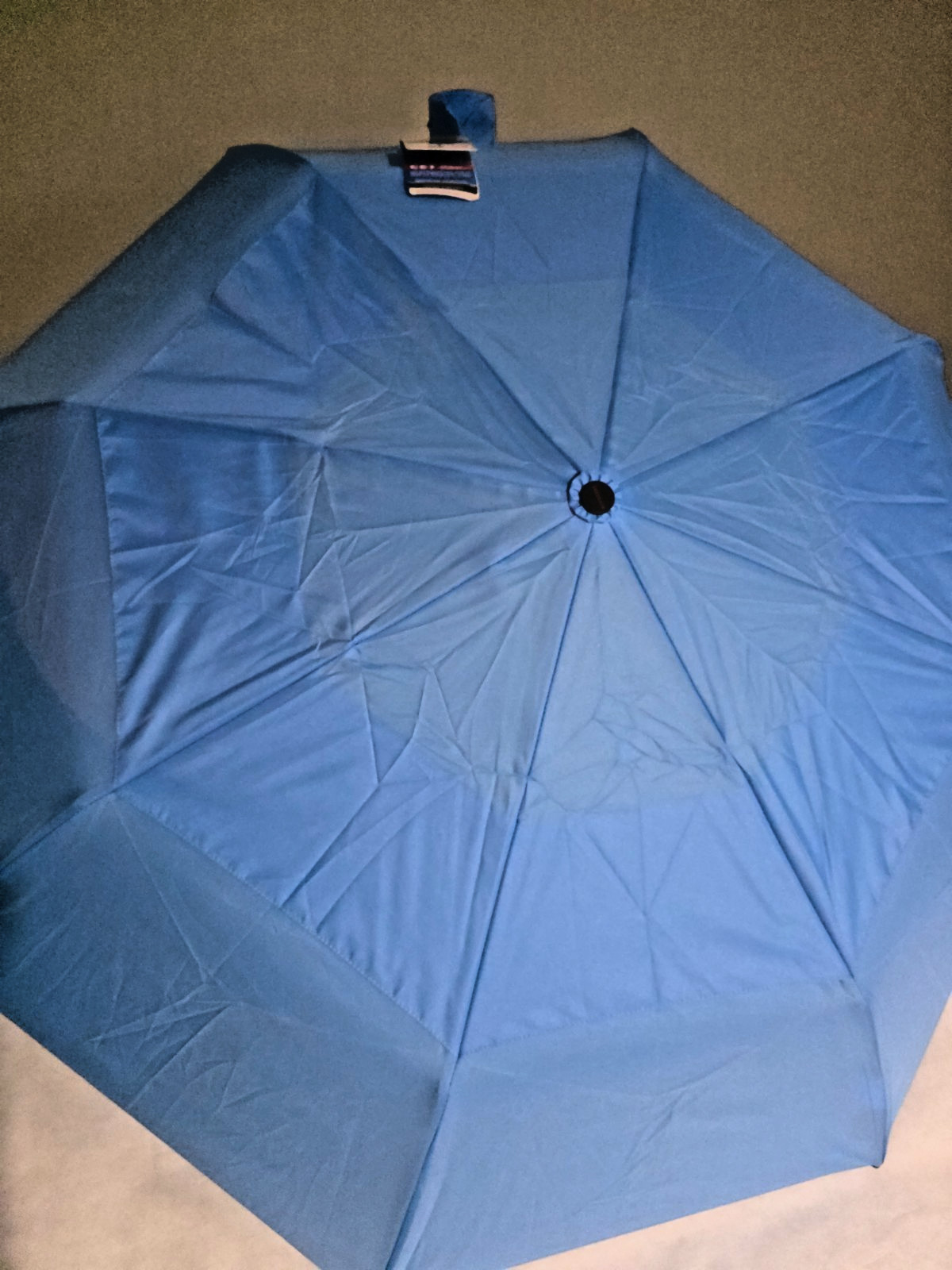 ShedRain Vortex Compact Folding Travel Windproof Umbrella Auto Open & Close Blue