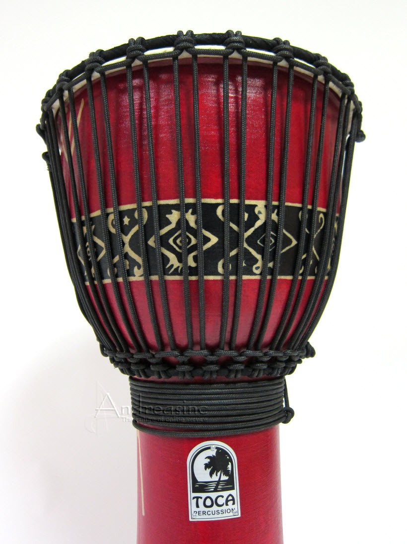 10" TOCA FREESTYLE DJEMBE DRUM - RED
