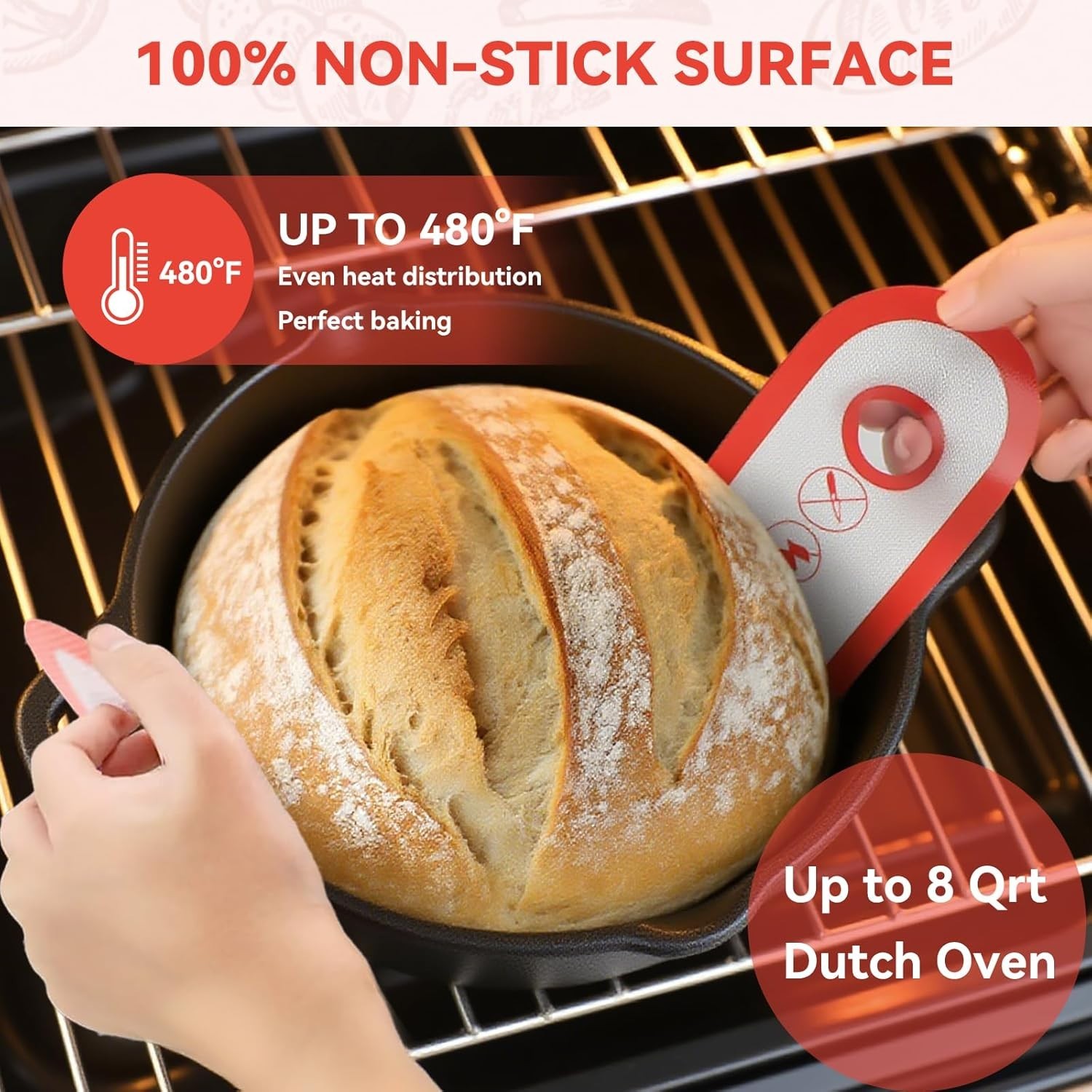 Sourdough Starter Kit Bread Baking Supplies | Proofing Basket Jar Tools Set