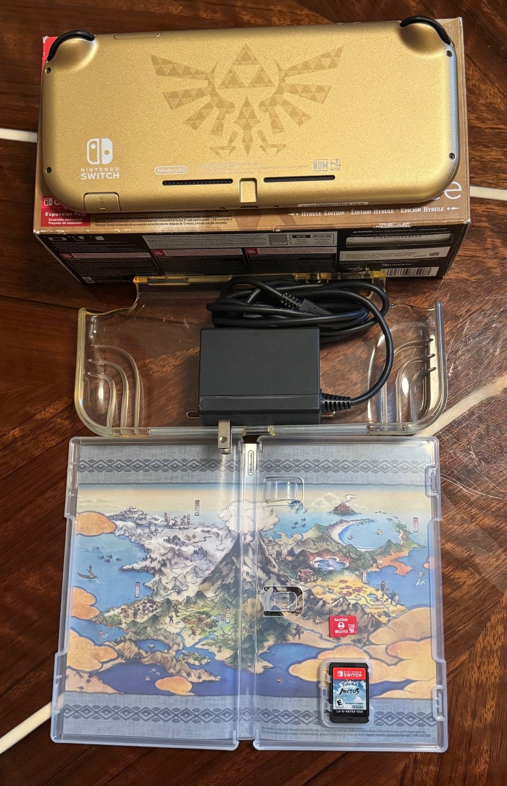 Nintendo Switch Lite – Zelda Hyrule Edition Bundle + Pokemon (128GB + Extras)