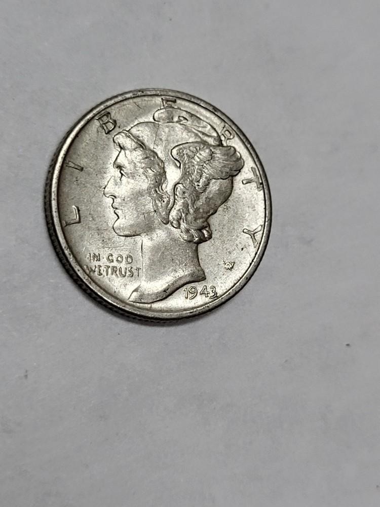1943 D Mercury Dime
