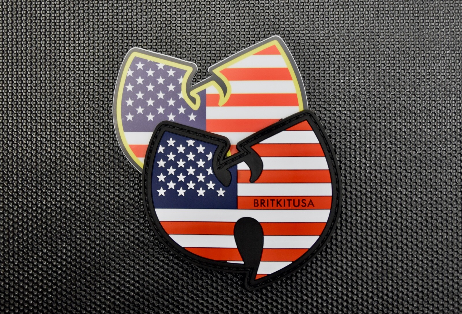 Stars & Stripes 3D PVC Morale Patch Sticker Set America Flag USA The tao Of Wu