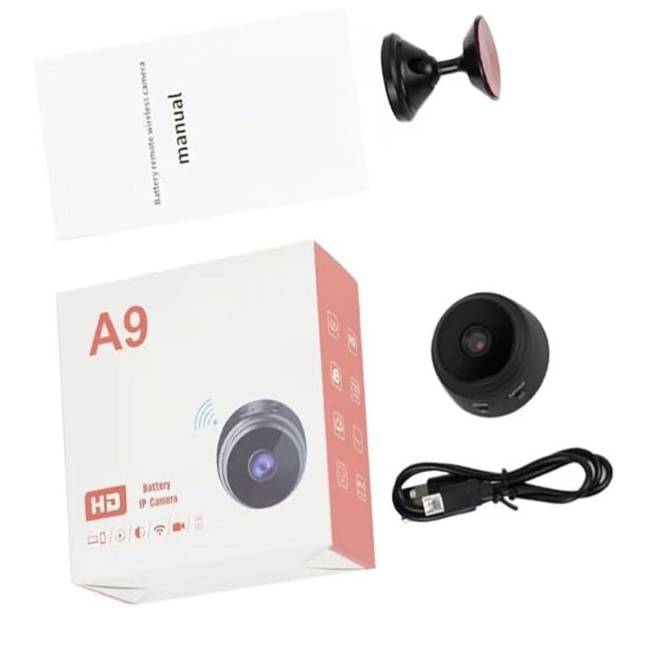 A9 Upgraded Small Security Camera WiFi 1080p Wireless Indoor Motion Detection