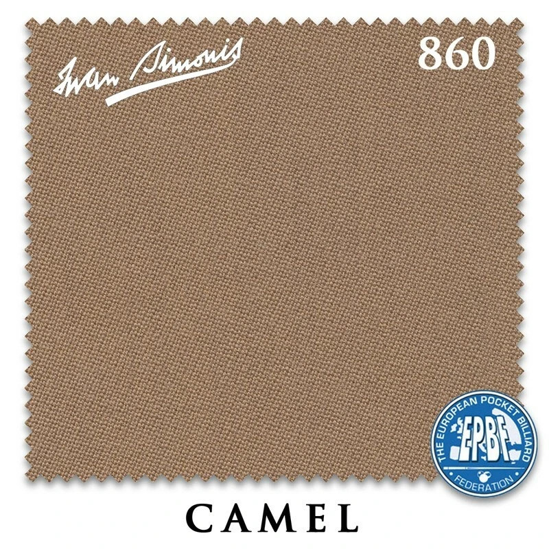8' Bed and Rails Simonis 860 Pool Table Cloth - Camel - AUTHORIZED DEALER