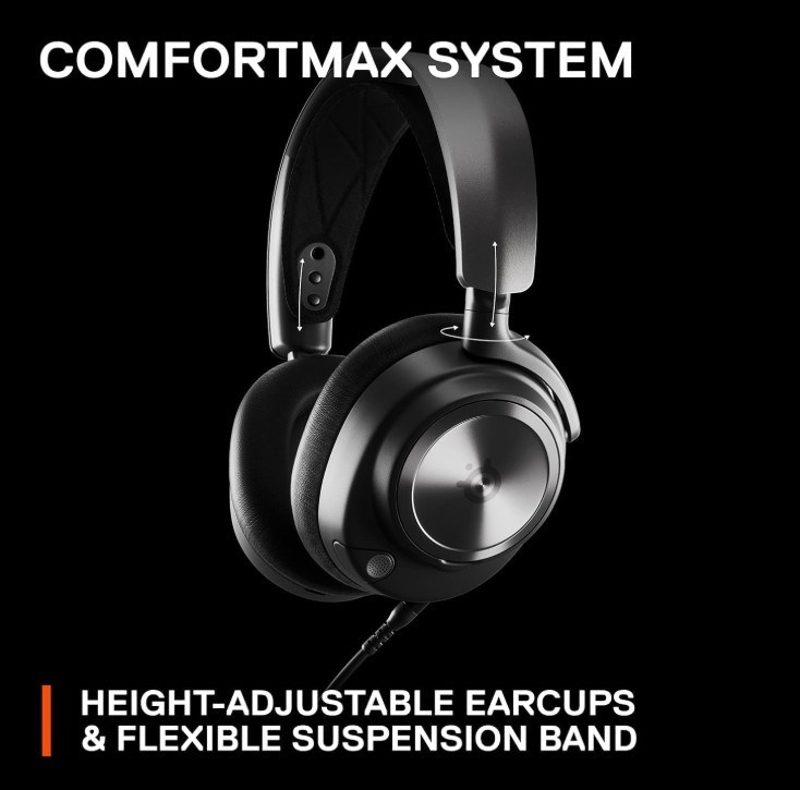 SteelSeries Arctis Nova Pro Wired Headset, Black