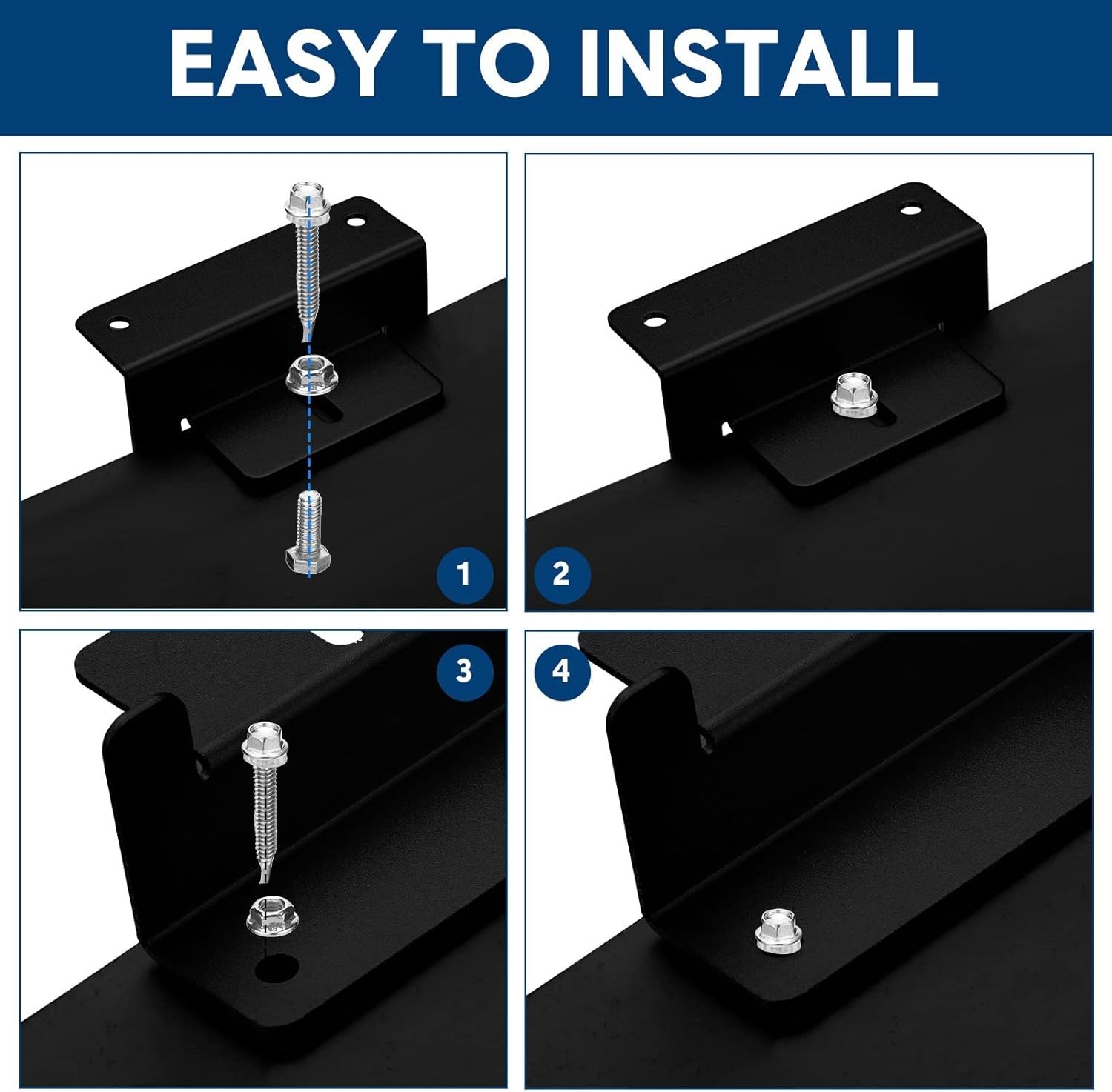 40mm Aluminum Solar Panel Mounting Brackets Z Bracket 40 Sets Tatuo Solar