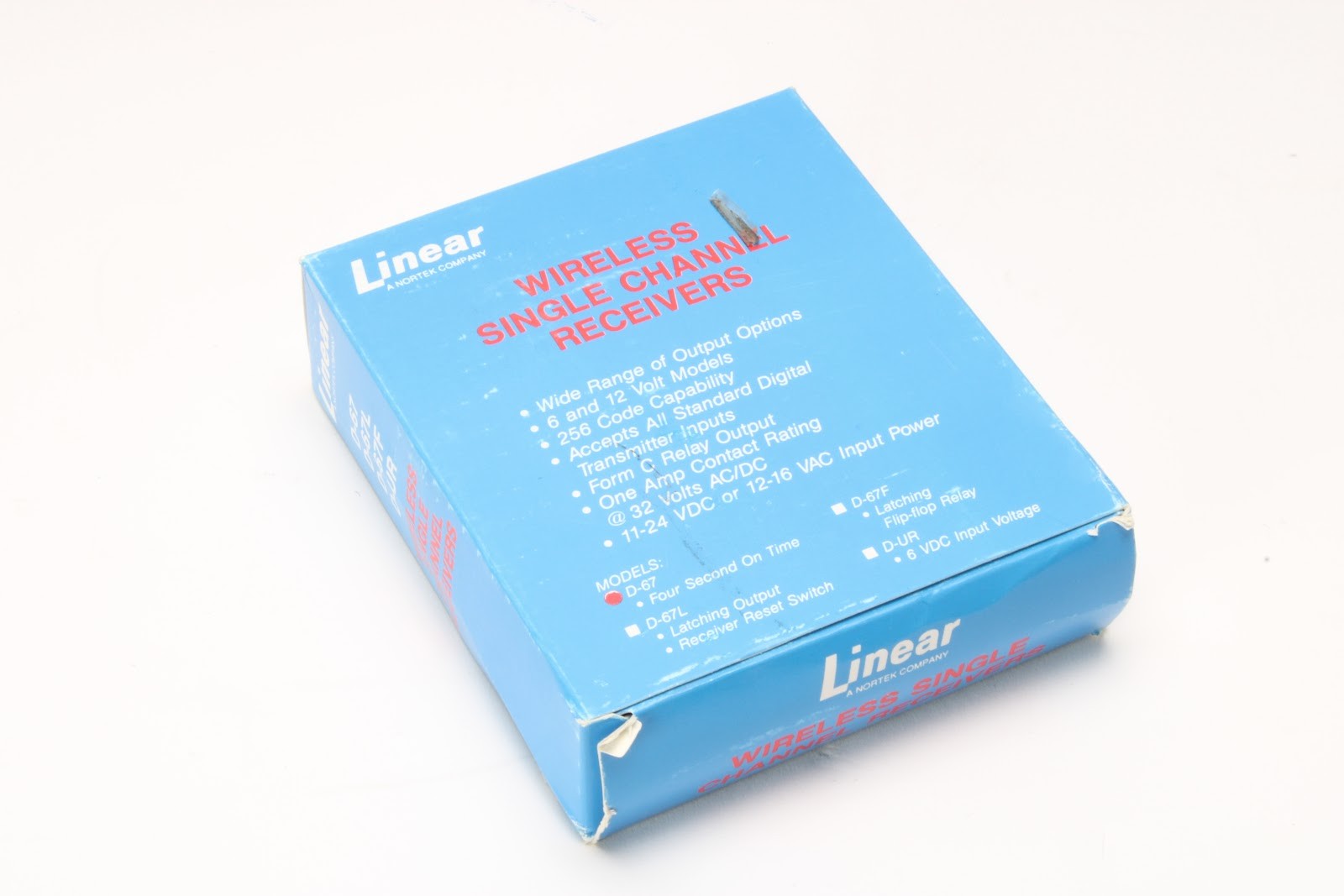 Linear D-67 Wireless Single Channel Receiver - NEW