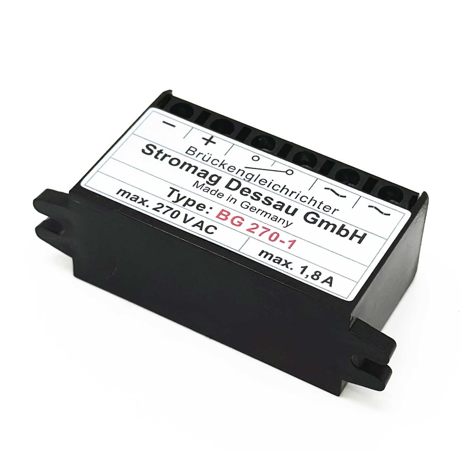 Stromag Dessau GmbH Type: BG 270-1 max.270VAC 1,8A Full-Wave rectifier module