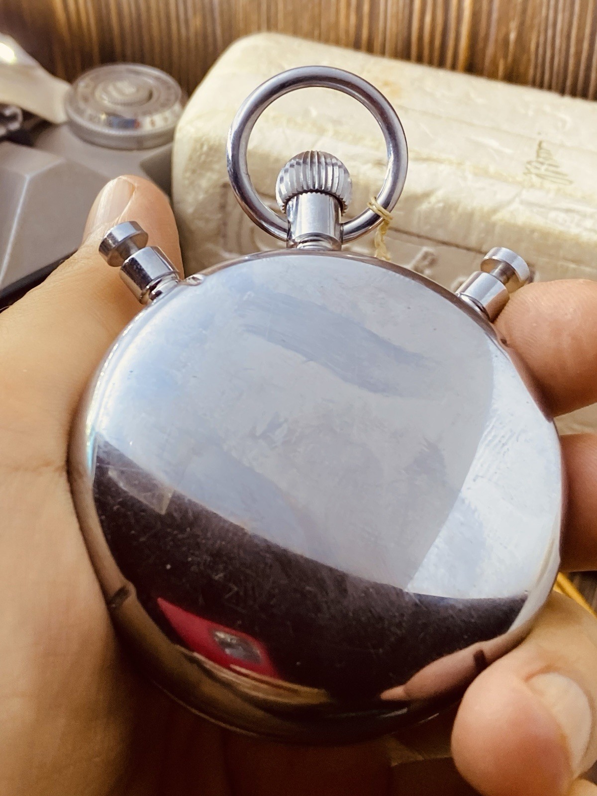 1960s SLAVA Soviet SPLIT CHRONOMETER stopwatch stop watch #8355