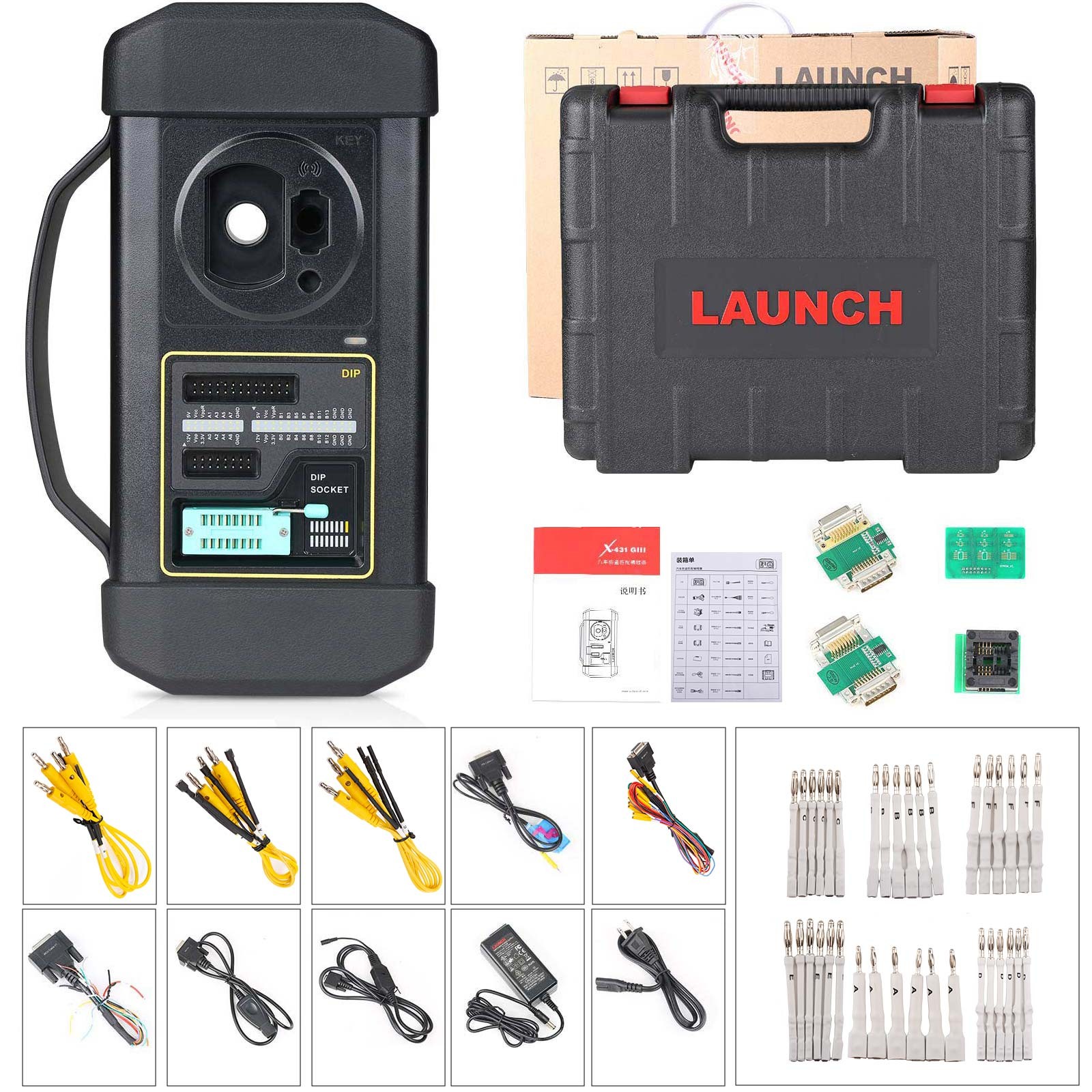 Launch X431 GIII X-PROG 3 Advanced Immo Chip Reader & MCU3 Adapter & PC Adaptor