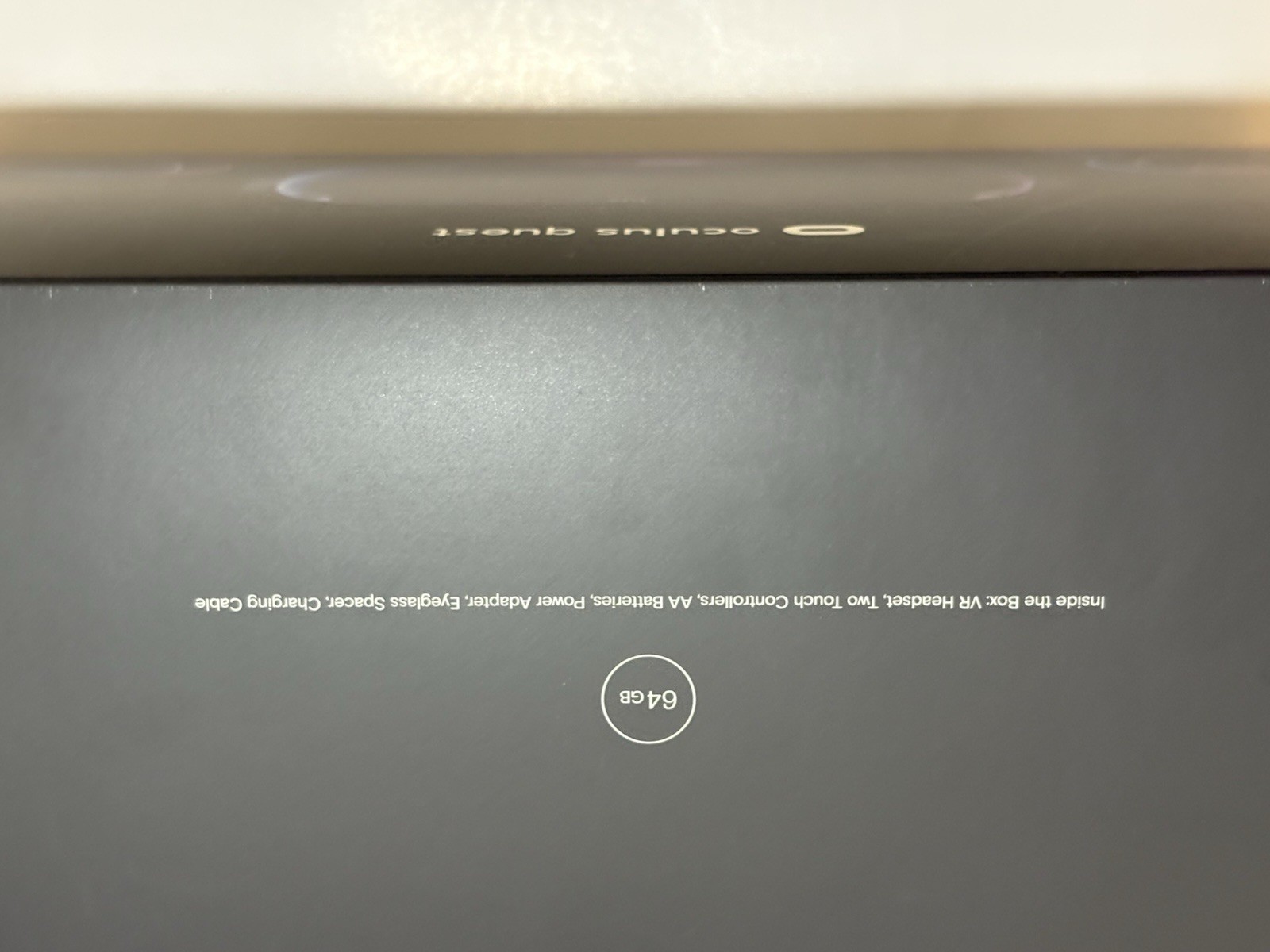 Oculus Quest 1 Empty Box