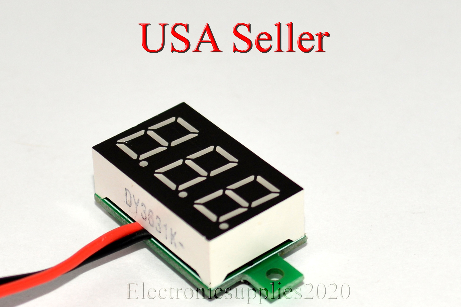 Mini LED DC2.5-30V Red Volt Voltage Meter Display Digital Voltmeter Self-Powered