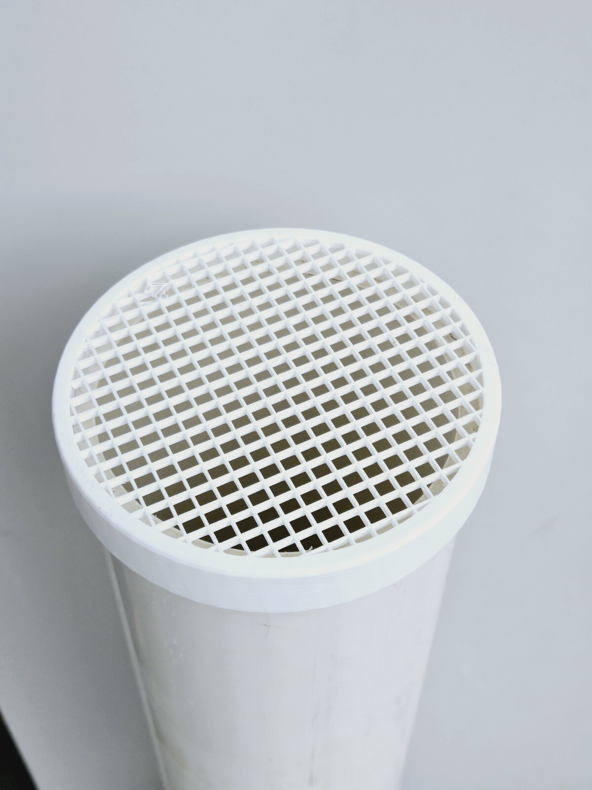 2" PVC Vent Screen, 2.375" ID, 1/4" Mesh, All Plastic fits on Outside of 2" Pipe