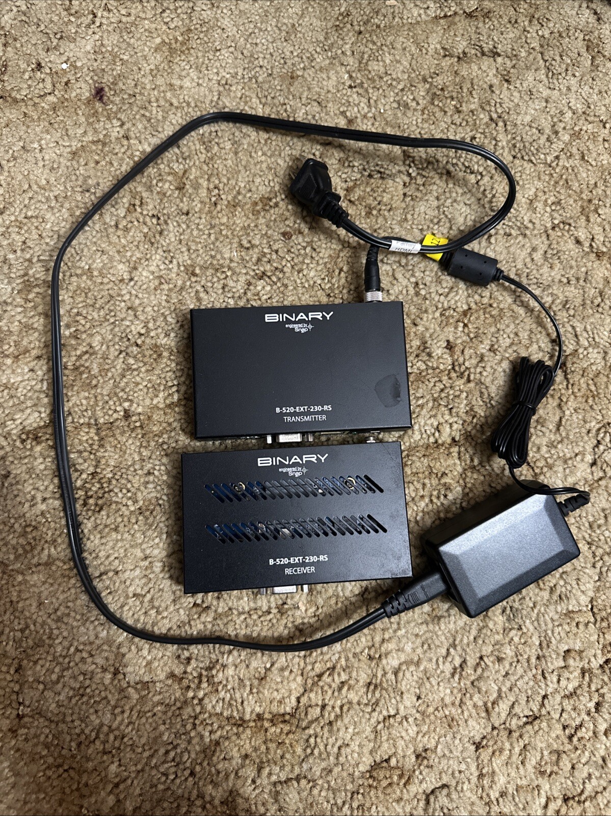 Binary 520 Receiver & Transmitter B-520-EXT-230-RS HDBaseT