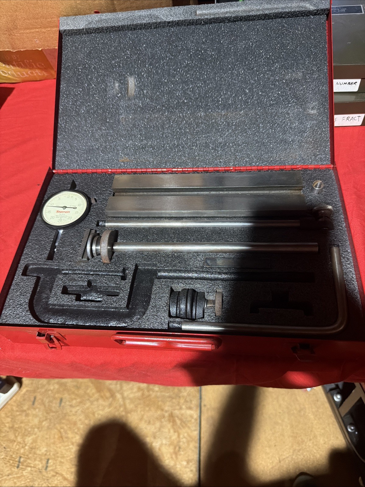 Starret Inspection Set / Dial Indicator - INCOMPLETE - PLEASE READ