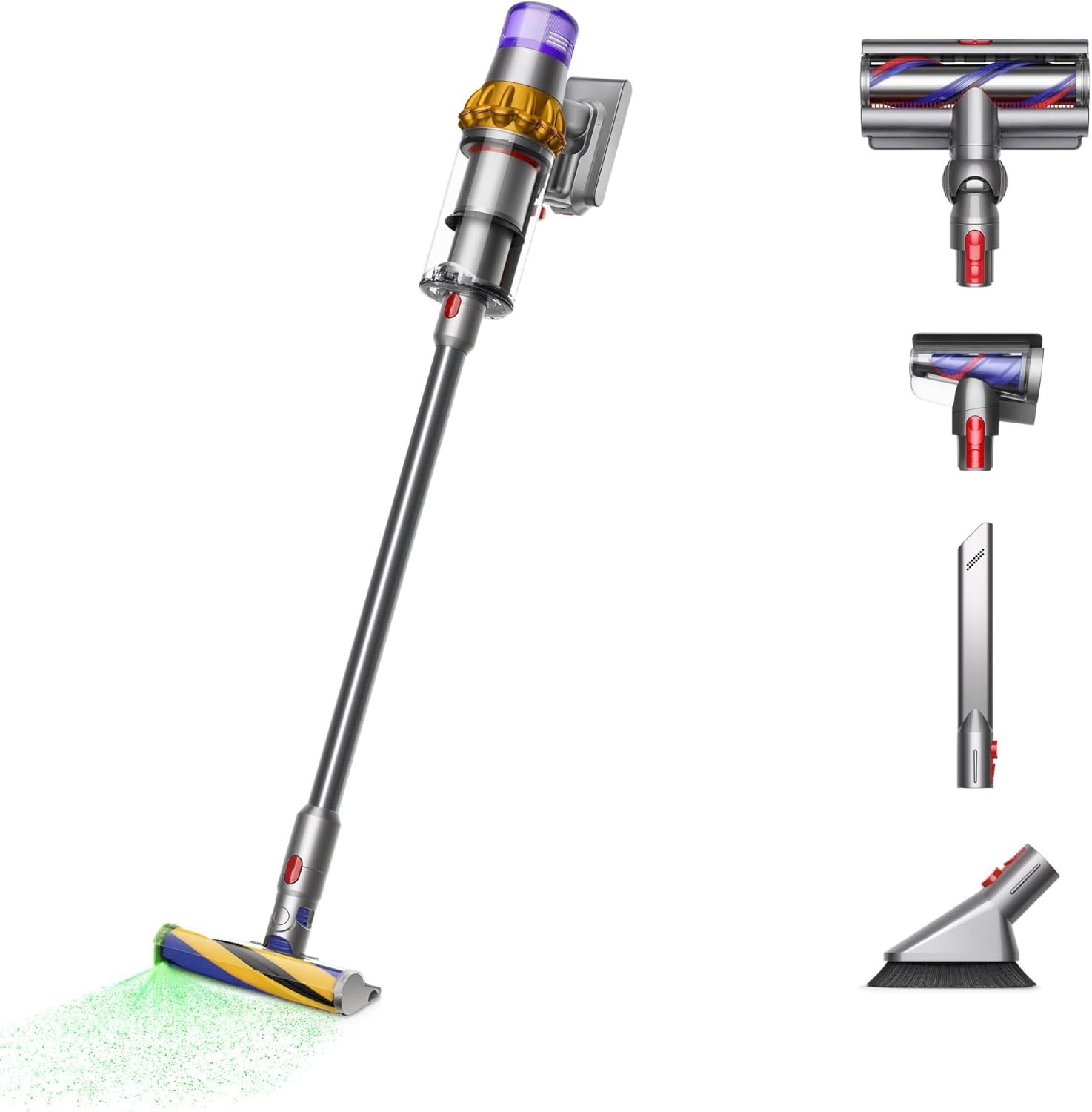 Dyson V15 Detect Extra | Yellow/Nickel | US NEW