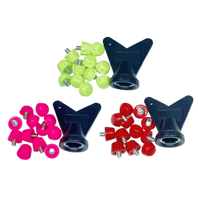 12Pcs/pack Football Shoe Studs for 5MM Threaded Soccer Shoes Studs Replacements